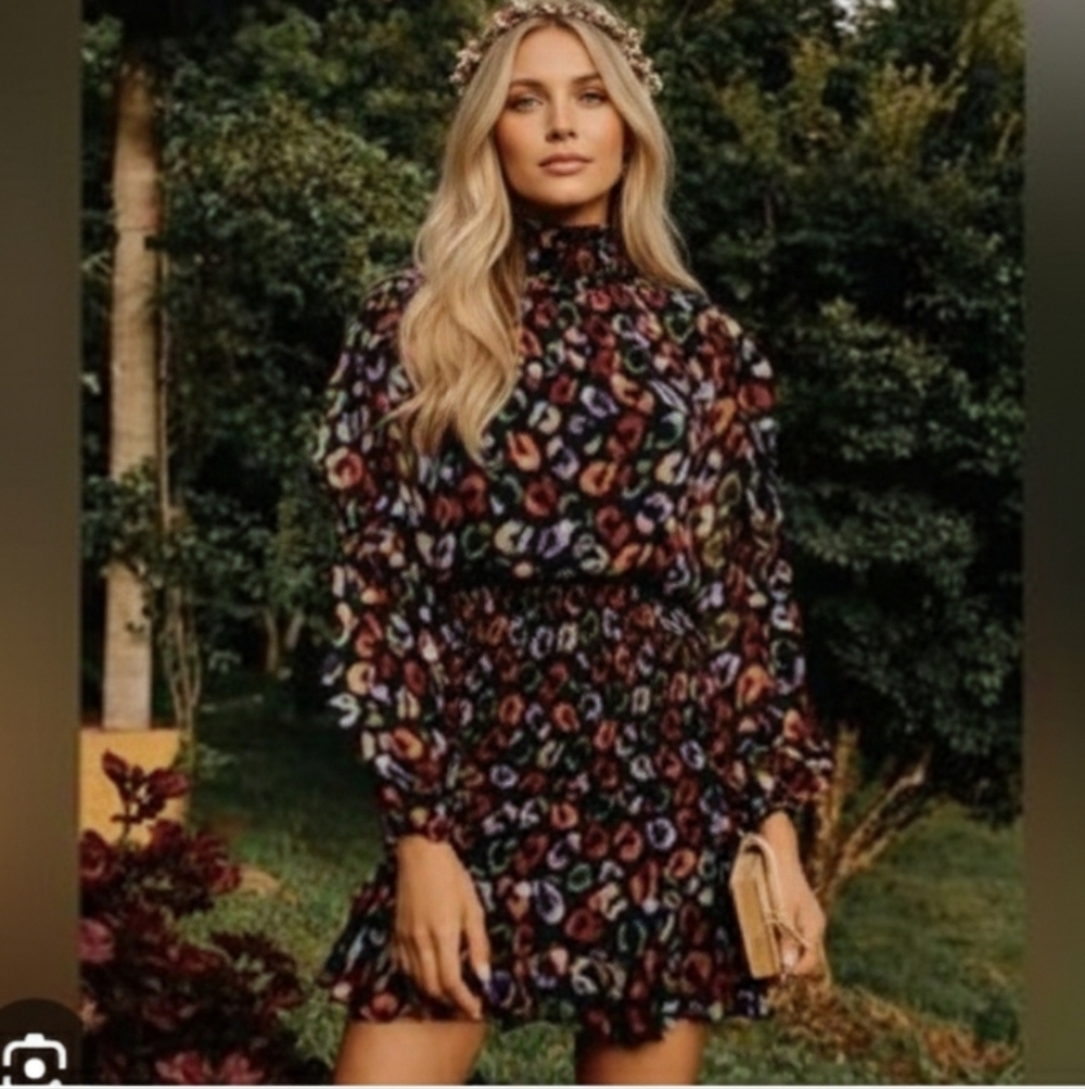 NWT Farm rio floral Boho dress M
